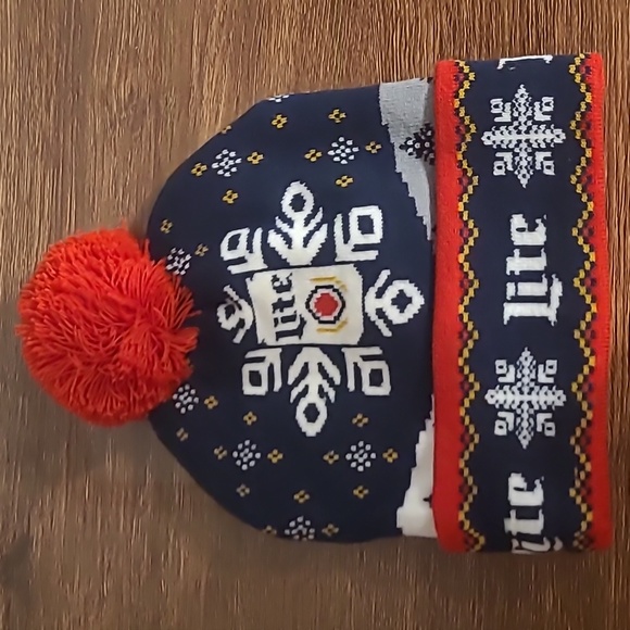 MILLER LIGHT HOLIDAY HAT NWOT - Picture 2 of 4